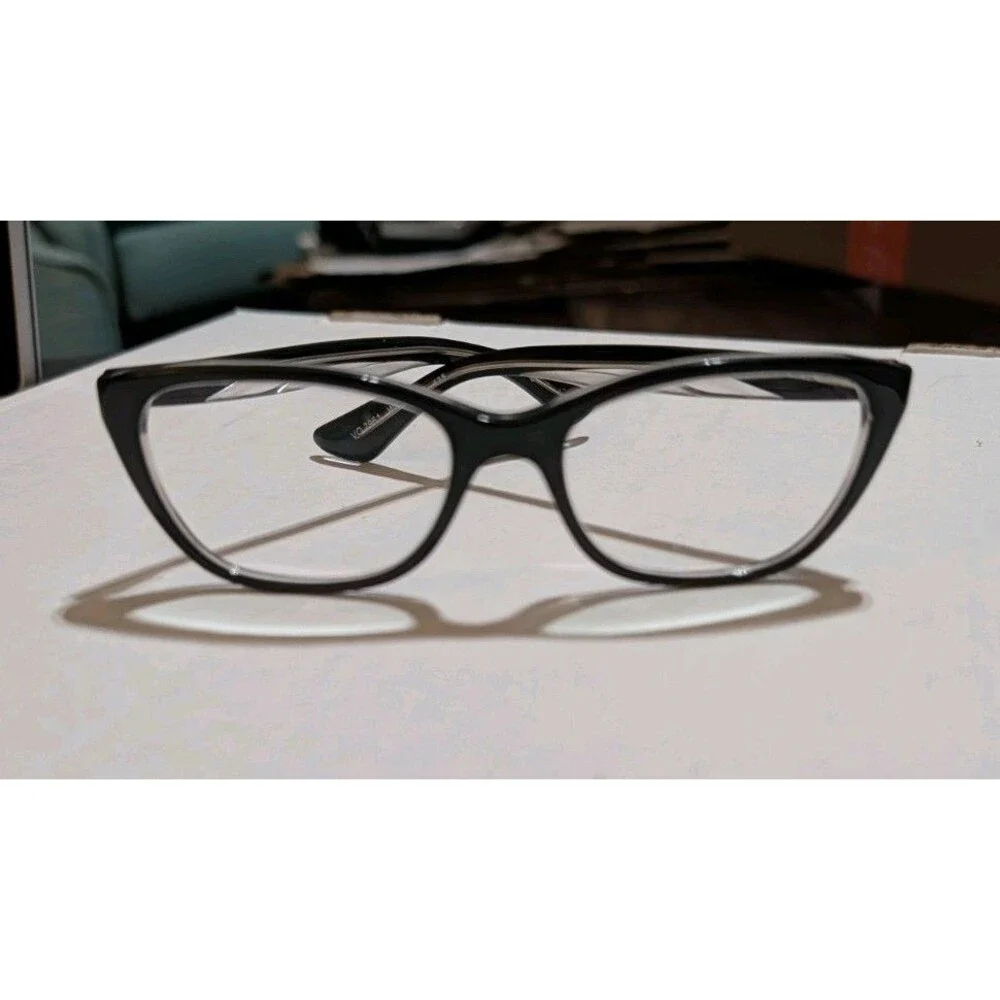 Vogue VO 2961 Glasses Frames Black Crystal Two Tone Cat Eye Retro 53-17-135